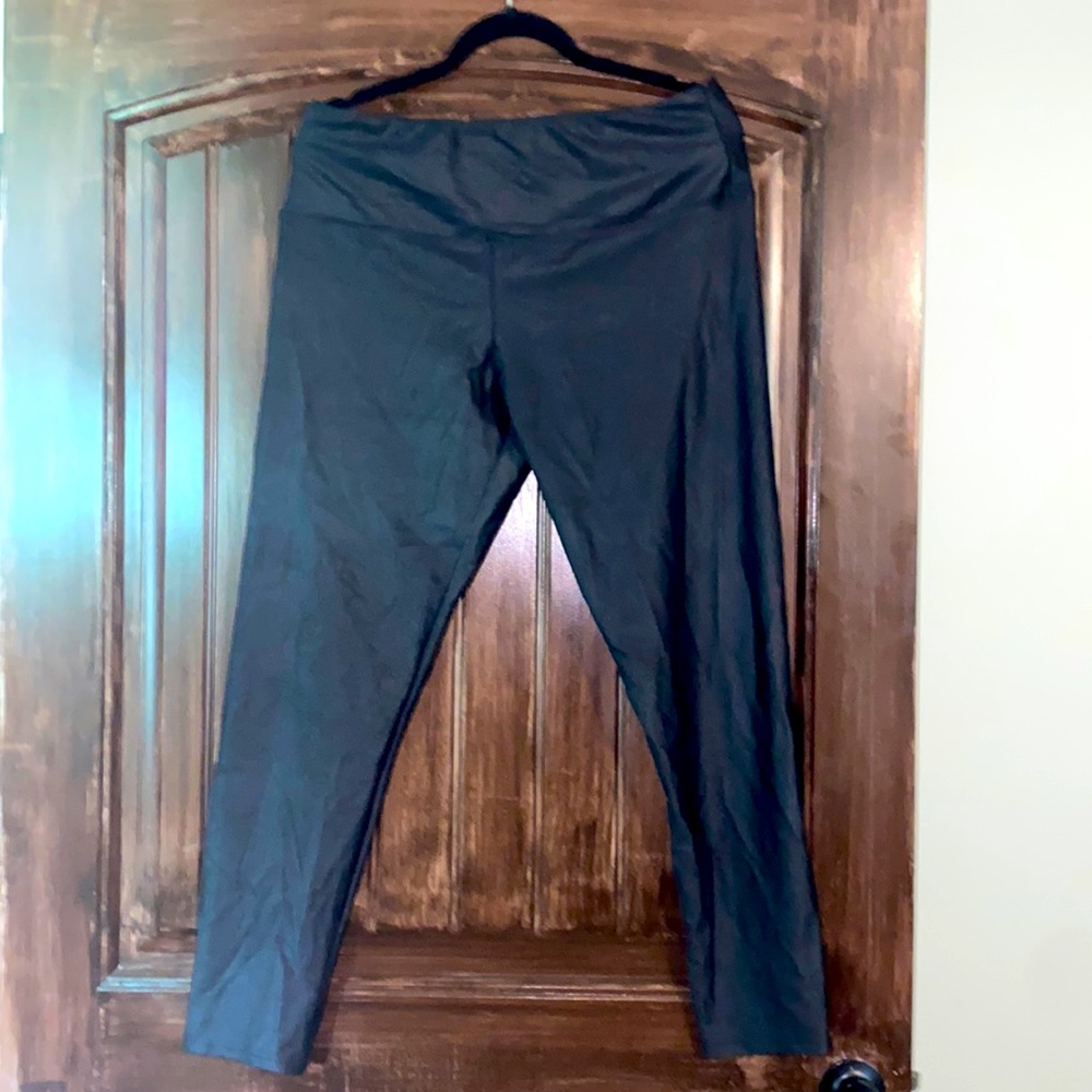 Intro | Faux Leather Tummy Control Leggings